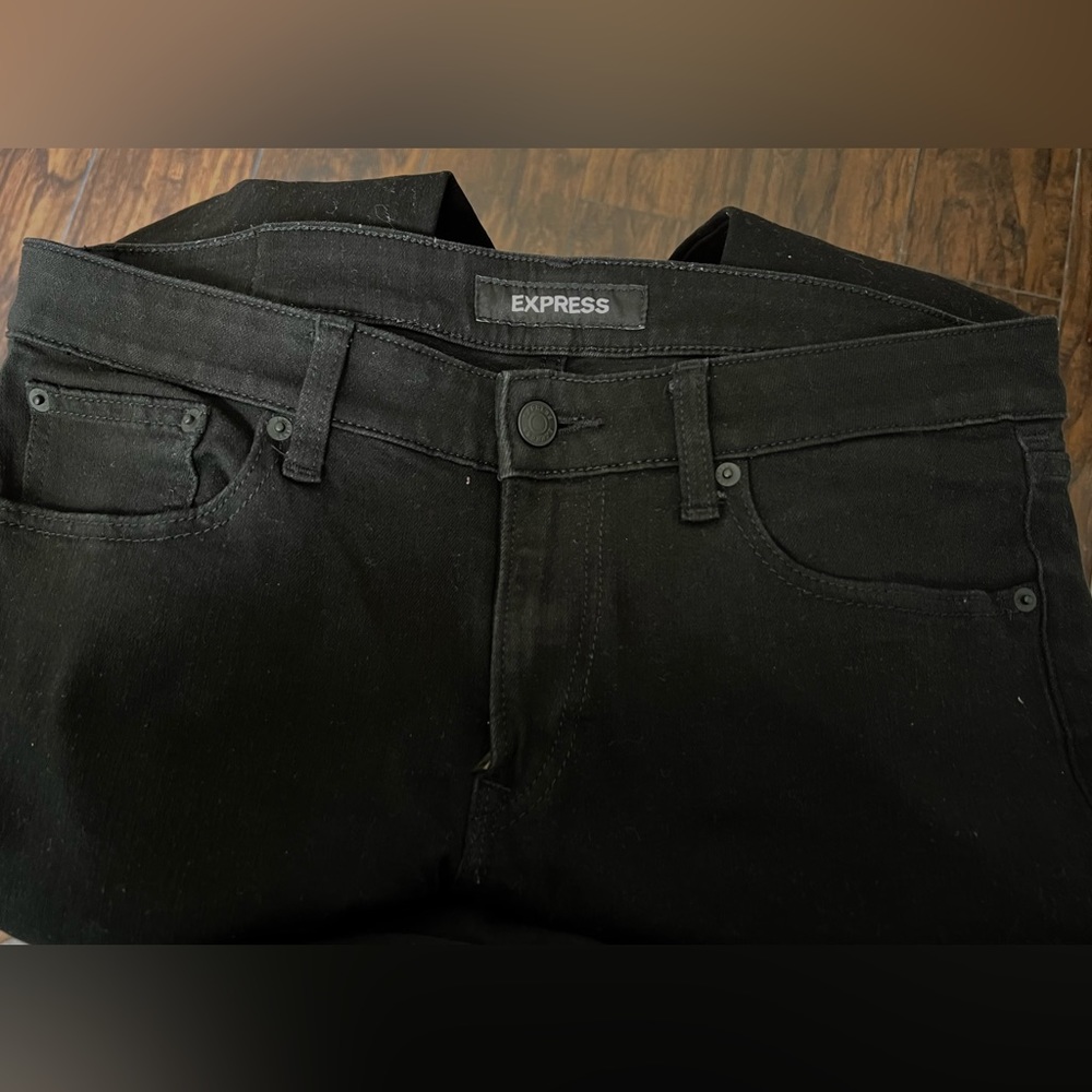 Men’s Express black skinny jeans
